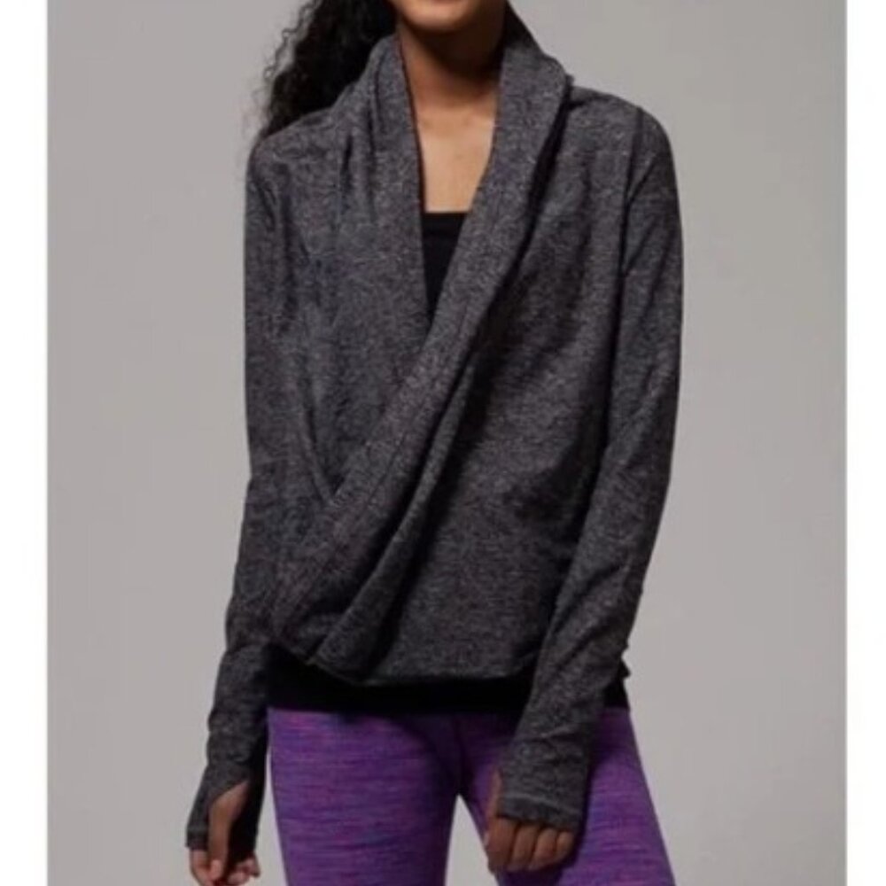 Ivivva Lululemon Four Count Shrug Heather Gray Girls